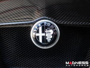 Alfa Romeo Emblem Covers - Front + Back Set - V1 - 74mm